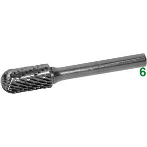 8045P - FRESE ROTATIVE IN METALLO DURO - Prod. SCU